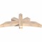 Ekena Millwork Alberta Smooth Timber Gable Bracket, Douglas Fir, 60"W x 25"H x 5 1/2"D x 5 1/2"F, 10/12 Pitch GBW060X25X0606ALB00SDF - alternate 2